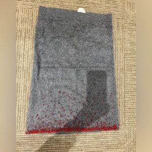 J. Crew Gray Cashmere Skirt